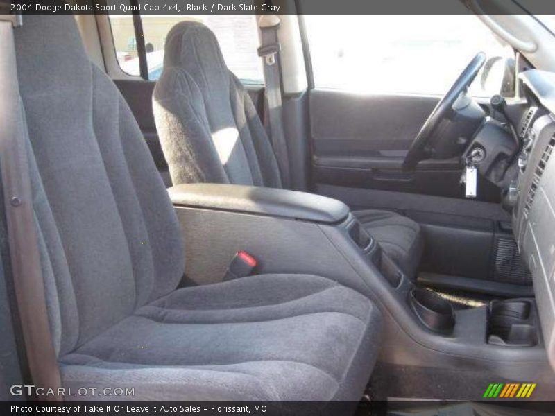Black / Dark Slate Gray 2004 Dodge Dakota Sport Quad Cab 4x4