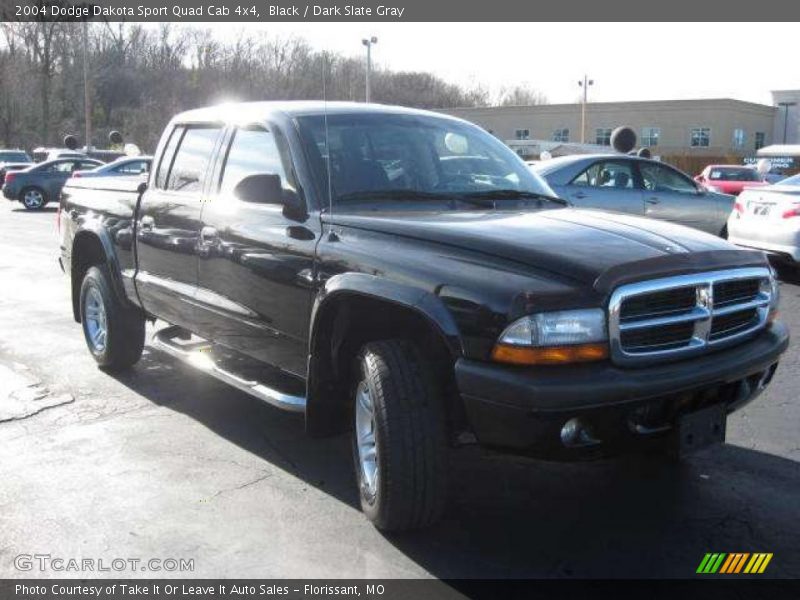 Black / Dark Slate Gray 2004 Dodge Dakota Sport Quad Cab 4x4