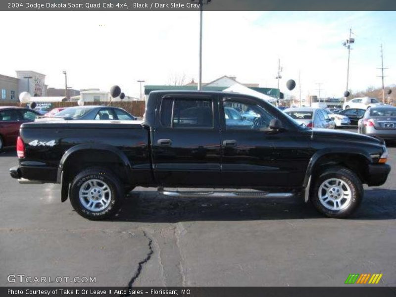 Black / Dark Slate Gray 2004 Dodge Dakota Sport Quad Cab 4x4