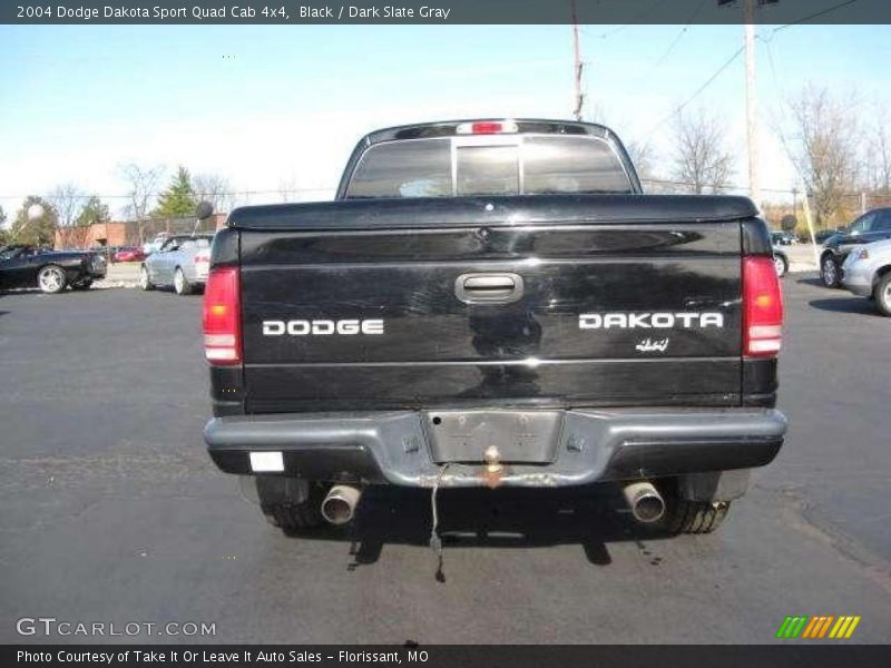 Black / Dark Slate Gray 2004 Dodge Dakota Sport Quad Cab 4x4
