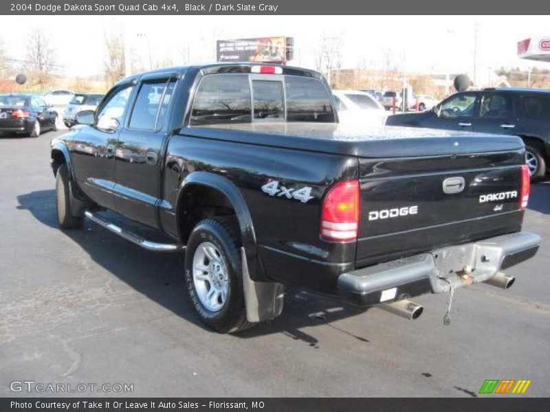 Black / Dark Slate Gray 2004 Dodge Dakota Sport Quad Cab 4x4