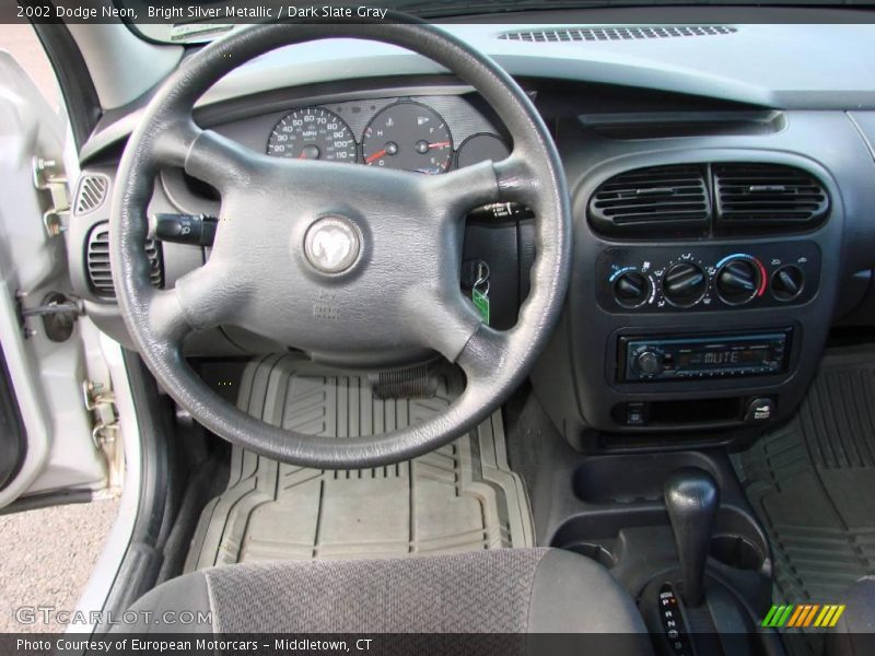 Bright Silver Metallic / Dark Slate Gray 2002 Dodge Neon