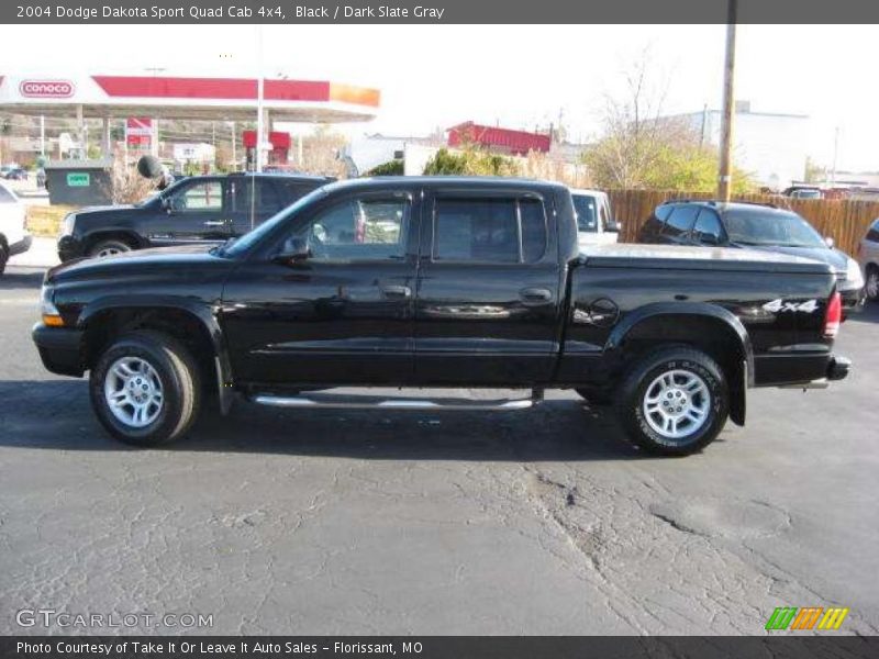 Black / Dark Slate Gray 2004 Dodge Dakota Sport Quad Cab 4x4