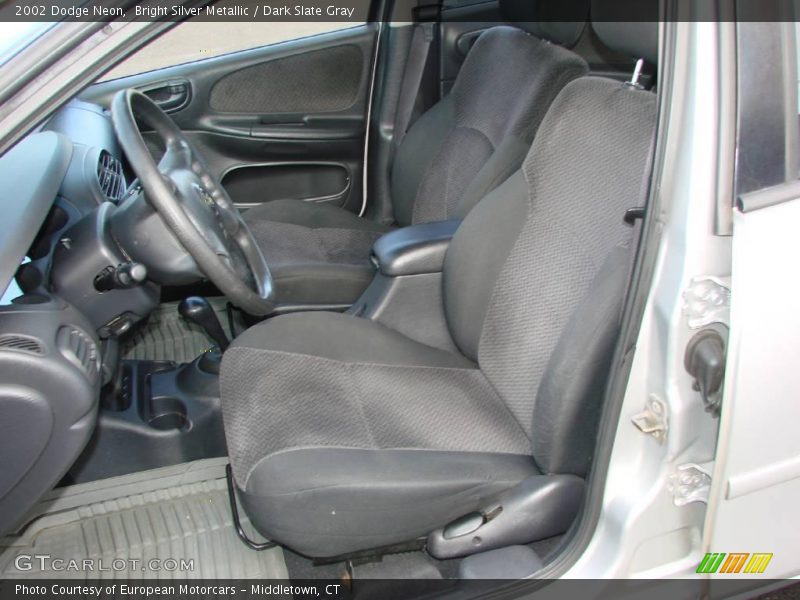 Bright Silver Metallic / Dark Slate Gray 2002 Dodge Neon