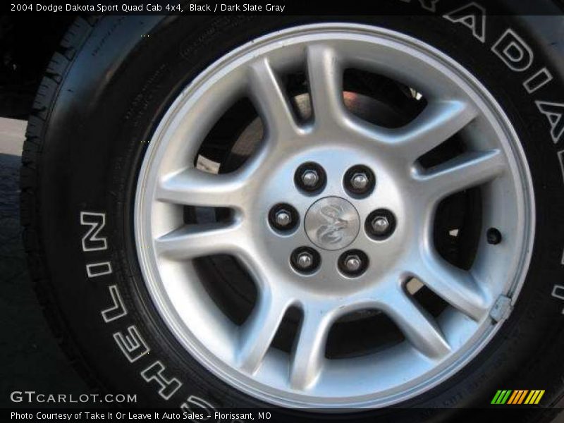 Black / Dark Slate Gray 2004 Dodge Dakota Sport Quad Cab 4x4