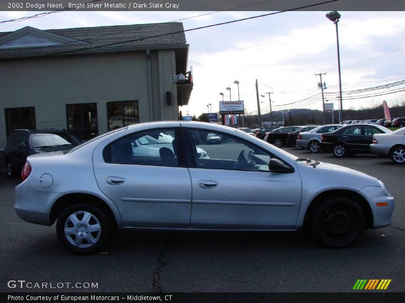 Bright Silver Metallic / Dark Slate Gray 2002 Dodge Neon