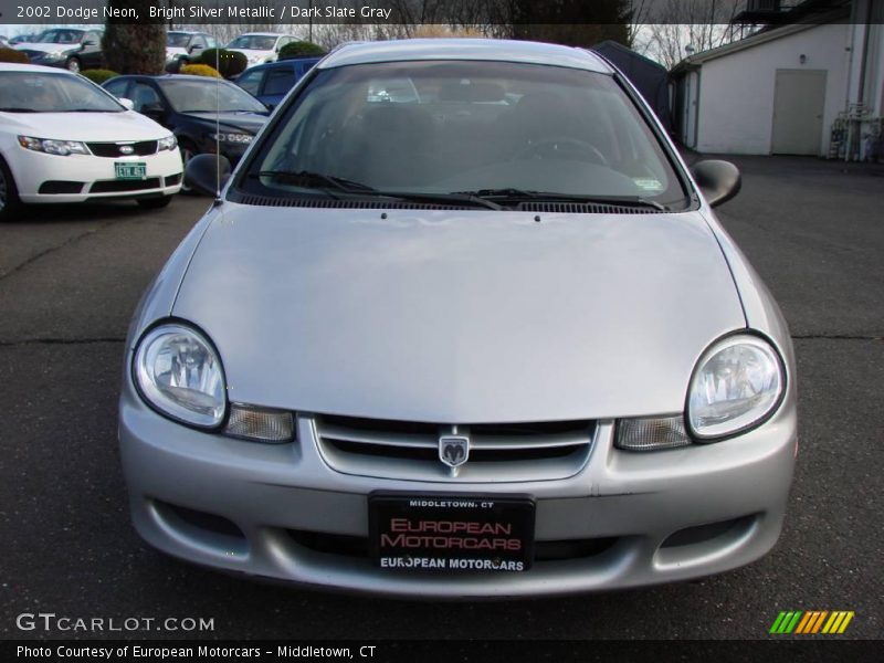 Bright Silver Metallic / Dark Slate Gray 2002 Dodge Neon