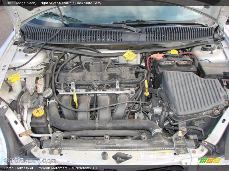 Bright Silver Metallic / Dark Slate Gray 2002 Dodge Neon