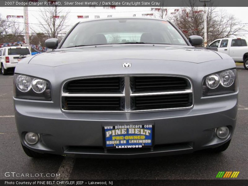 Silver Steel Metallic / Dark Slate Gray/Light Slate Gray 2007 Dodge Charger R/T AWD