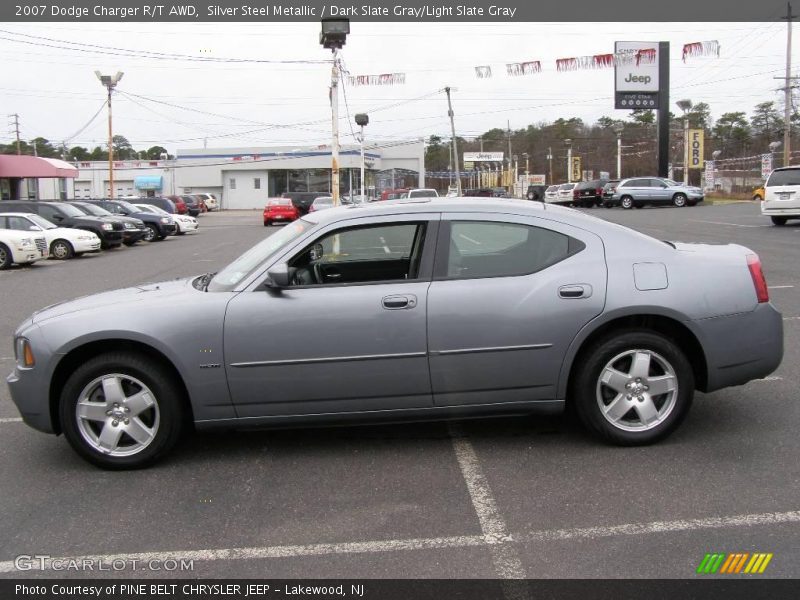 Silver Steel Metallic / Dark Slate Gray/Light Slate Gray 2007 Dodge Charger R/T AWD