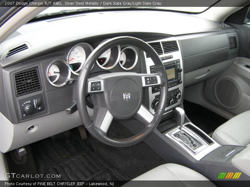 Silver Steel Metallic / Dark Slate Gray/Light Slate Gray 2007 Dodge Charger R/T AWD