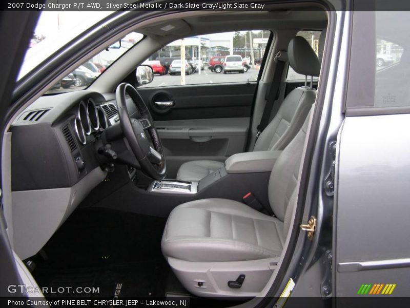 Silver Steel Metallic / Dark Slate Gray/Light Slate Gray 2007 Dodge Charger R/T AWD