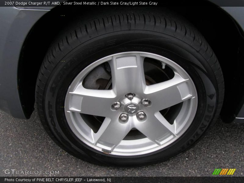 Silver Steel Metallic / Dark Slate Gray/Light Slate Gray 2007 Dodge Charger R/T AWD
