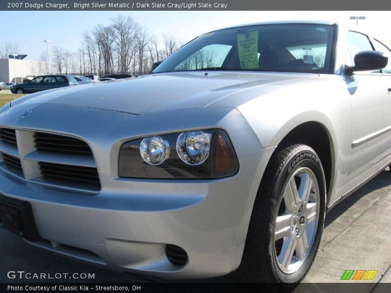 Bright Silver Metallic / Dark Slate Gray/Light Slate Gray 2007 Dodge Charger