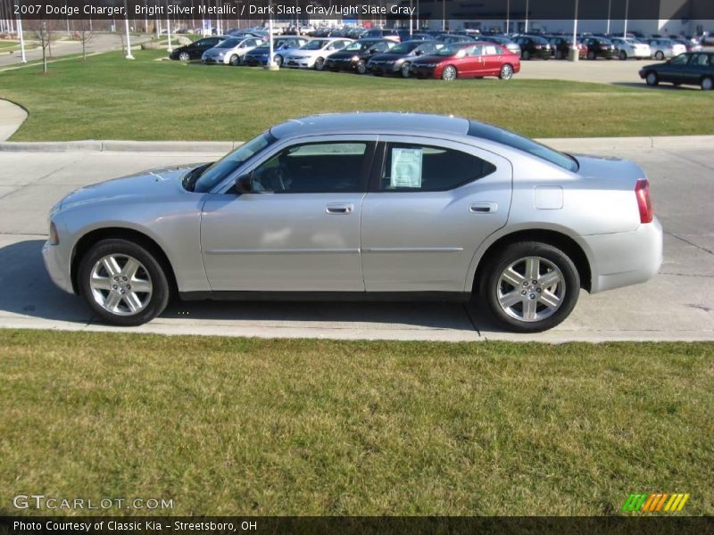 Bright Silver Metallic / Dark Slate Gray/Light Slate Gray 2007 Dodge Charger