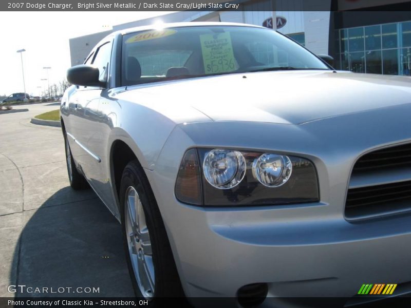 Bright Silver Metallic / Dark Slate Gray/Light Slate Gray 2007 Dodge Charger
