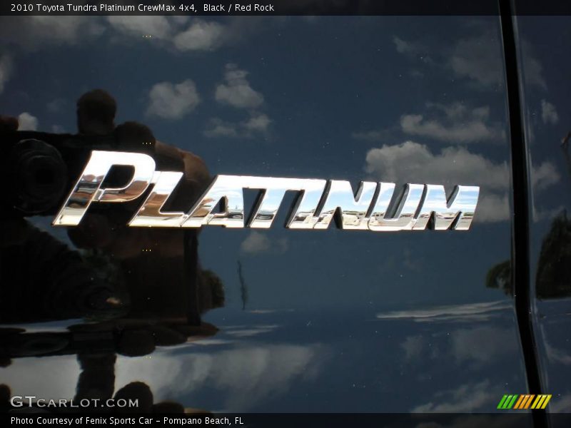 Black / Red Rock 2010 Toyota Tundra Platinum CrewMax 4x4