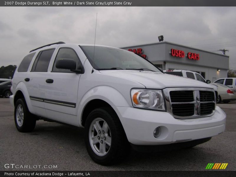Bright White / Dark Slate Gray/Light Slate Gray 2007 Dodge Durango SLT