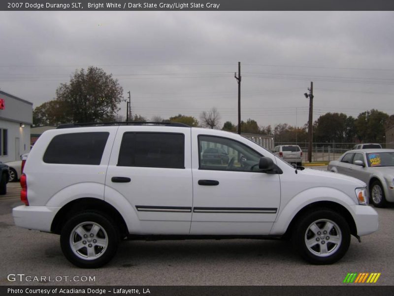 Bright White / Dark Slate Gray/Light Slate Gray 2007 Dodge Durango SLT