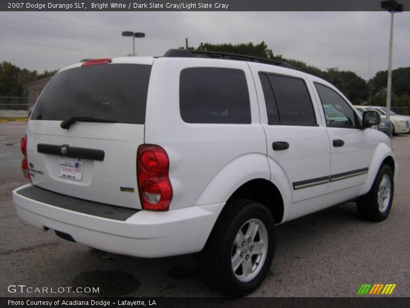 Bright White / Dark Slate Gray/Light Slate Gray 2007 Dodge Durango SLT