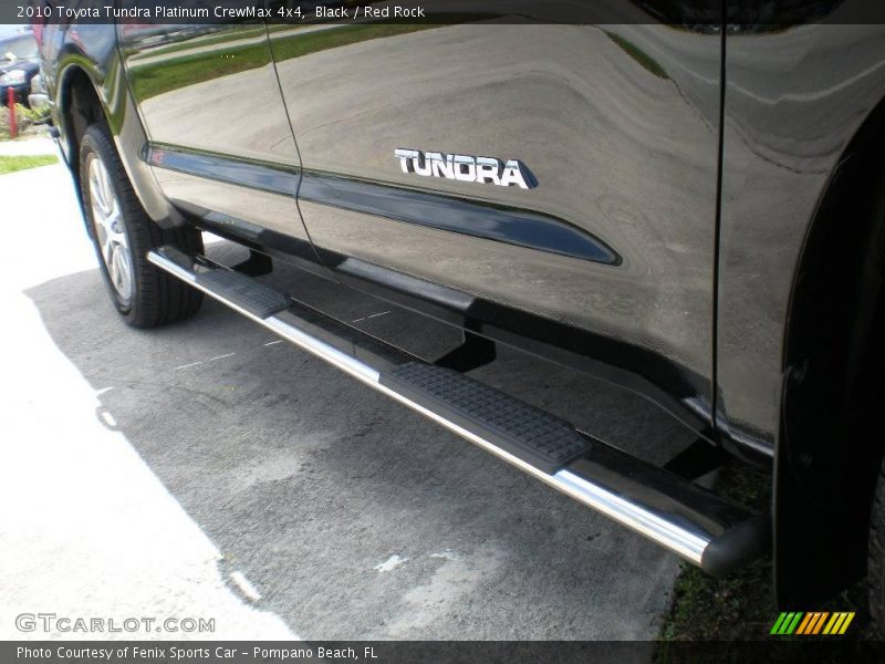 Black / Red Rock 2010 Toyota Tundra Platinum CrewMax 4x4
