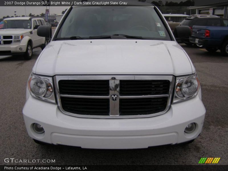 Bright White / Dark Slate Gray/Light Slate Gray 2007 Dodge Durango SLT