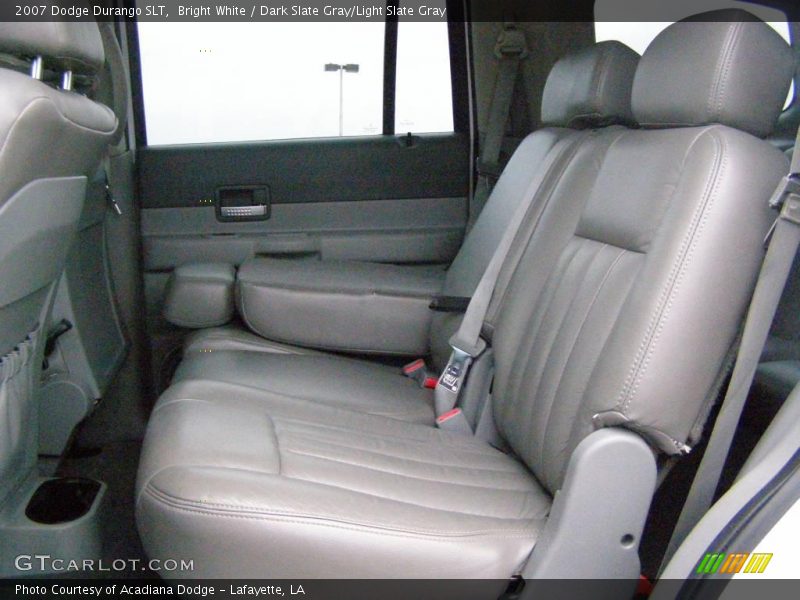 Bright White / Dark Slate Gray/Light Slate Gray 2007 Dodge Durango SLT