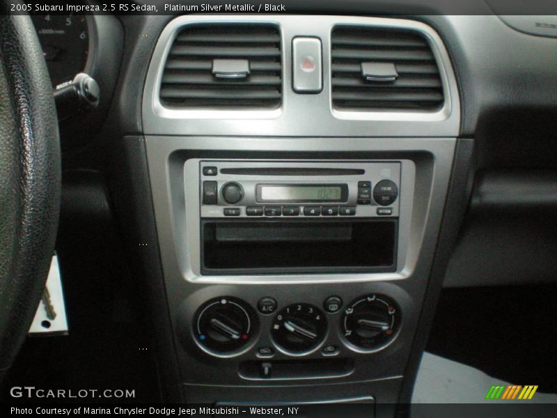 Platinum Silver Metallic / Black 2005 Subaru Impreza 2.5 RS Sedan