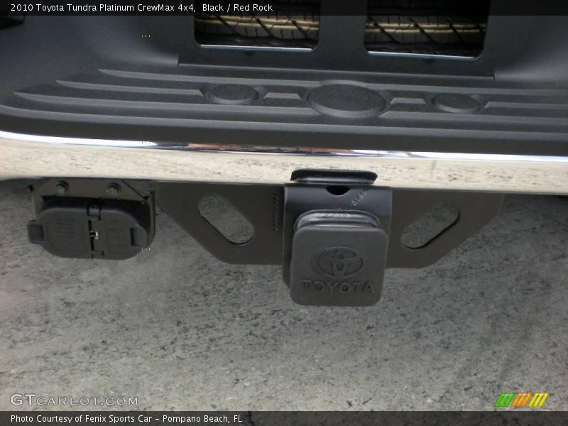 Black / Red Rock 2010 Toyota Tundra Platinum CrewMax 4x4