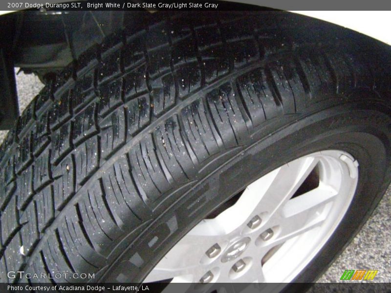 Bright White / Dark Slate Gray/Light Slate Gray 2007 Dodge Durango SLT