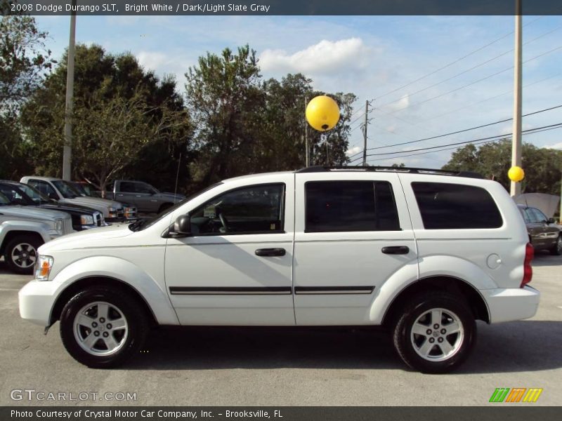 Bright White / Dark/Light Slate Gray 2008 Dodge Durango SLT