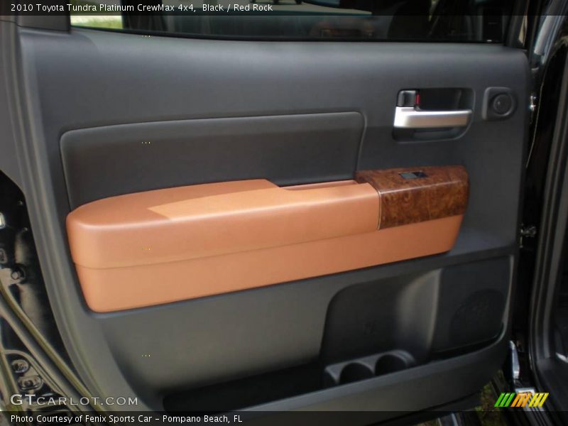 Black / Red Rock 2010 Toyota Tundra Platinum CrewMax 4x4