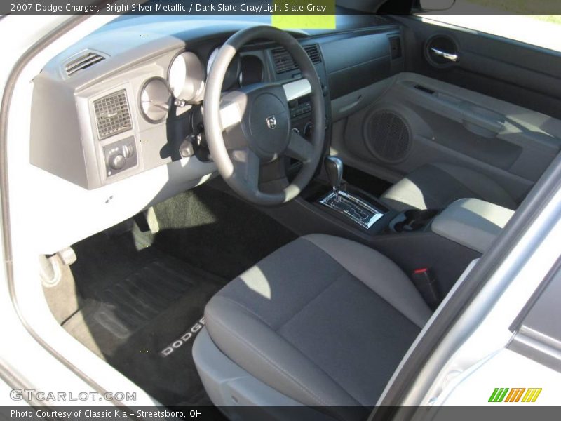 Bright Silver Metallic / Dark Slate Gray/Light Slate Gray 2007 Dodge Charger