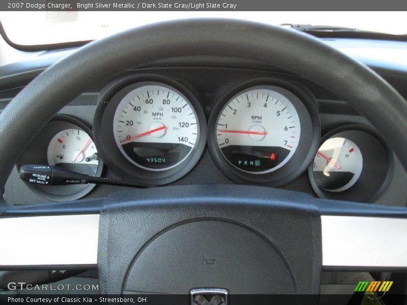 Bright Silver Metallic / Dark Slate Gray/Light Slate Gray 2007 Dodge Charger