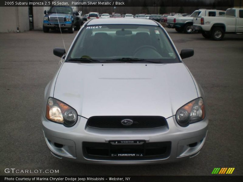 Platinum Silver Metallic / Black 2005 Subaru Impreza 2.5 RS Sedan