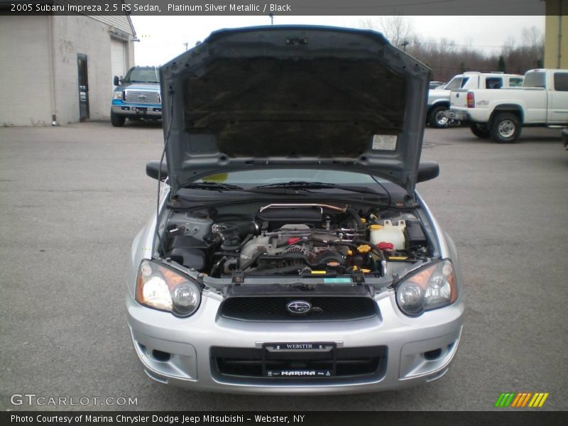Platinum Silver Metallic / Black 2005 Subaru Impreza 2.5 RS Sedan
