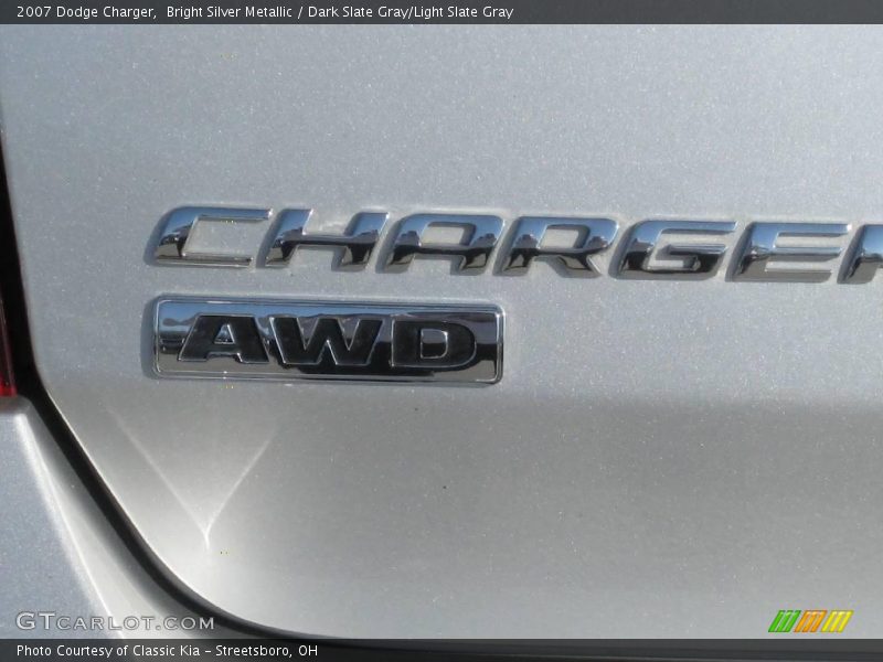 Bright Silver Metallic / Dark Slate Gray/Light Slate Gray 2007 Dodge Charger