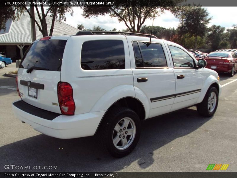 Bright White / Dark/Light Slate Gray 2008 Dodge Durango SLT