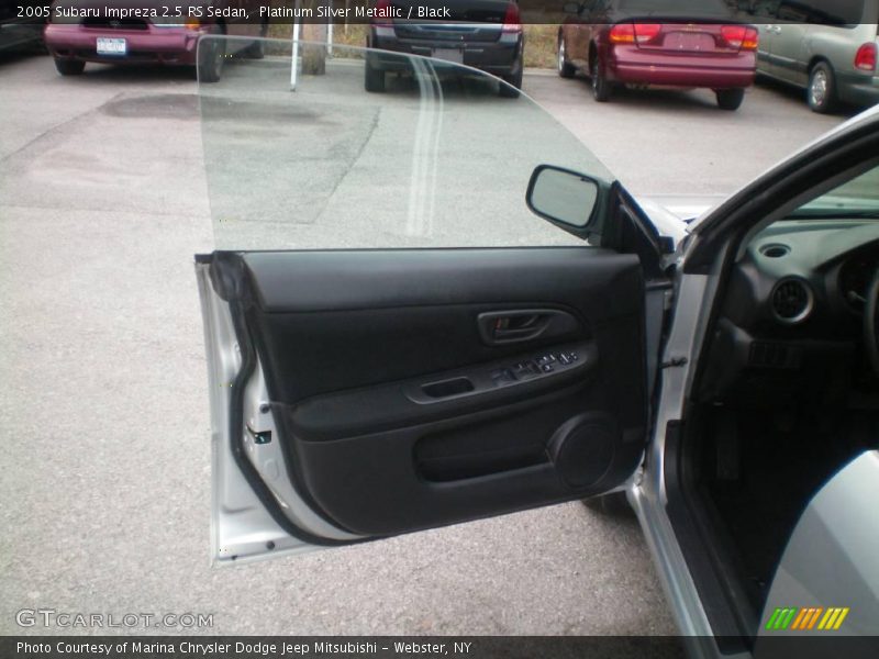 Platinum Silver Metallic / Black 2005 Subaru Impreza 2.5 RS Sedan