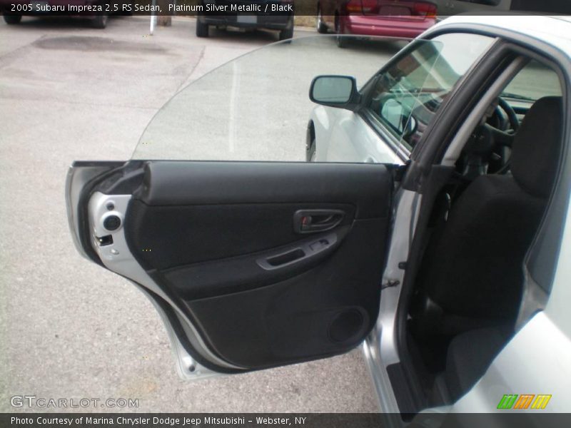 Platinum Silver Metallic / Black 2005 Subaru Impreza 2.5 RS Sedan