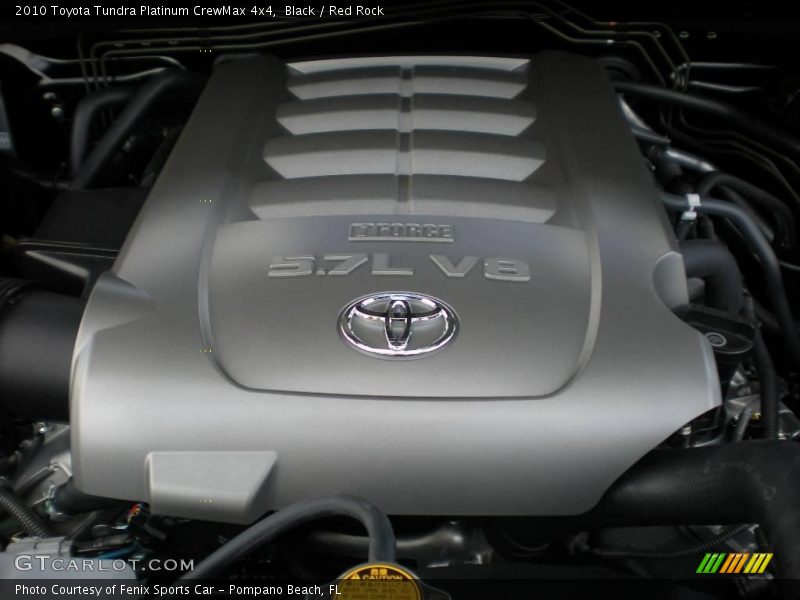 Black / Red Rock 2010 Toyota Tundra Platinum CrewMax 4x4