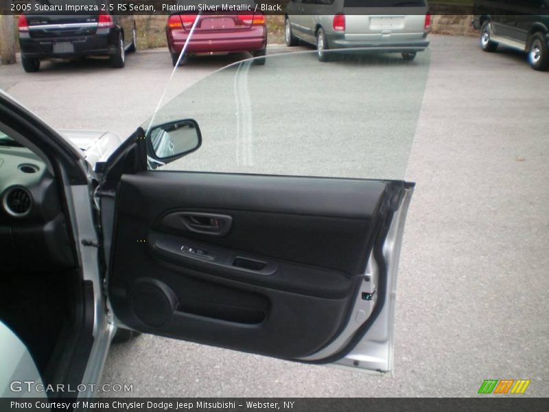 Platinum Silver Metallic / Black 2005 Subaru Impreza 2.5 RS Sedan
