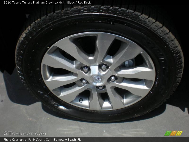 Black / Red Rock 2010 Toyota Tundra Platinum CrewMax 4x4