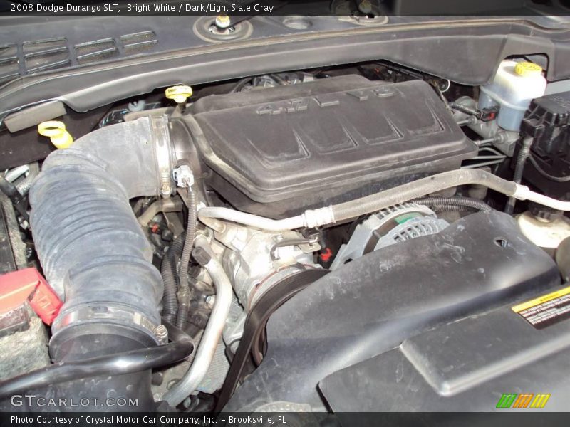 Bright White / Dark/Light Slate Gray 2008 Dodge Durango SLT