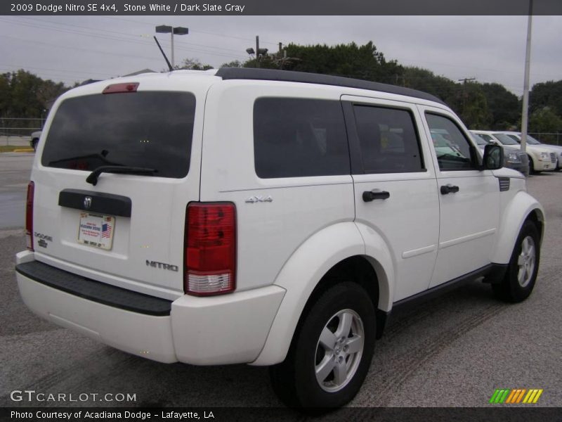 Stone White / Dark Slate Gray 2009 Dodge Nitro SE 4x4