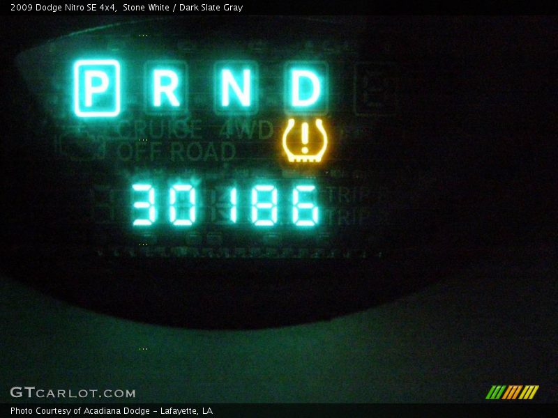Stone White / Dark Slate Gray 2009 Dodge Nitro SE 4x4