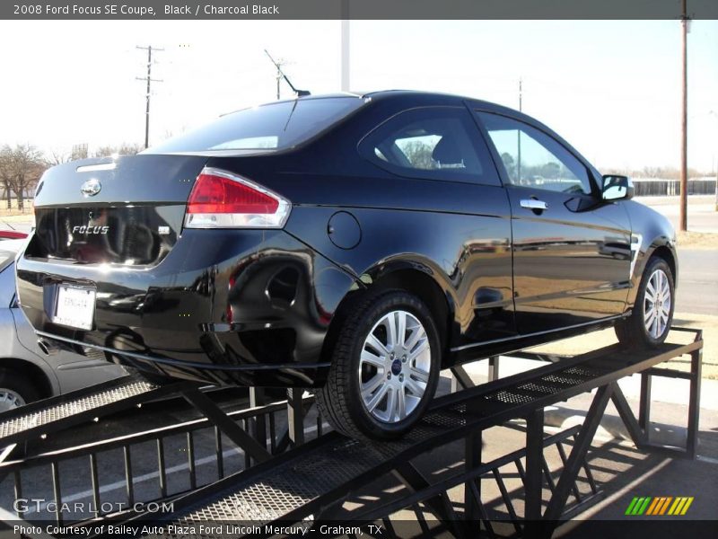 Black / Charcoal Black 2008 Ford Focus SE Coupe