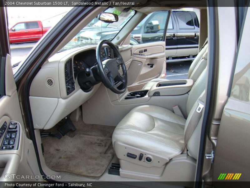 Sandalwood Metallic / Tan/Neutral 2004 Chevrolet Suburban 1500 LT