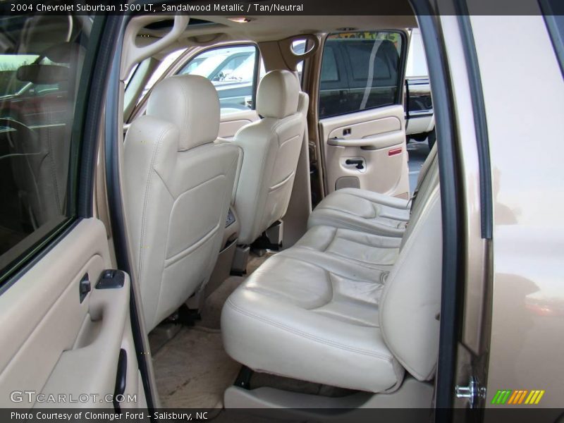 Sandalwood Metallic / Tan/Neutral 2004 Chevrolet Suburban 1500 LT