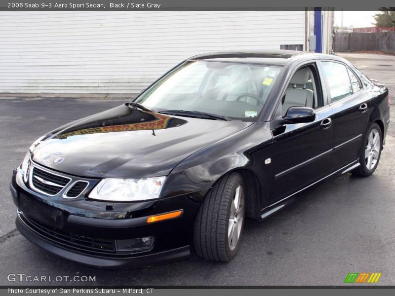 Black / Slate Gray 2006 Saab 9-3 Aero Sport Sedan